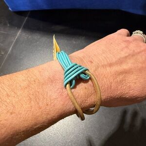 Stylish Blue and Brown Women's Bracelet